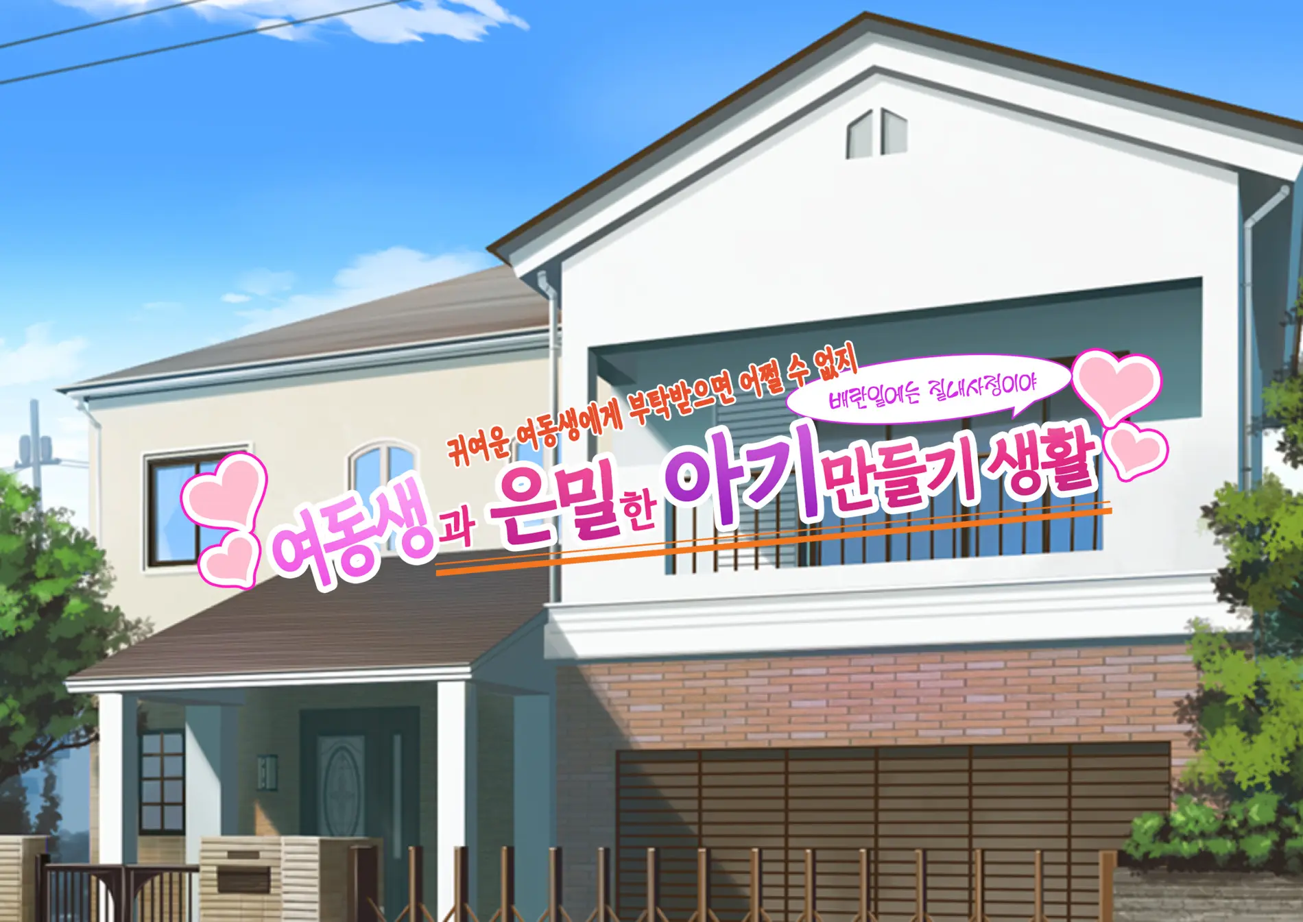 Imouto To Naisho No Kozukuri Seikatsu. Hairanbi Wa Nakadashi Da Yo | 여동생과 은밀한 아기만들기 생활. 배란일에는 질내사정이야